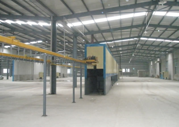 Spraying automatic production line
